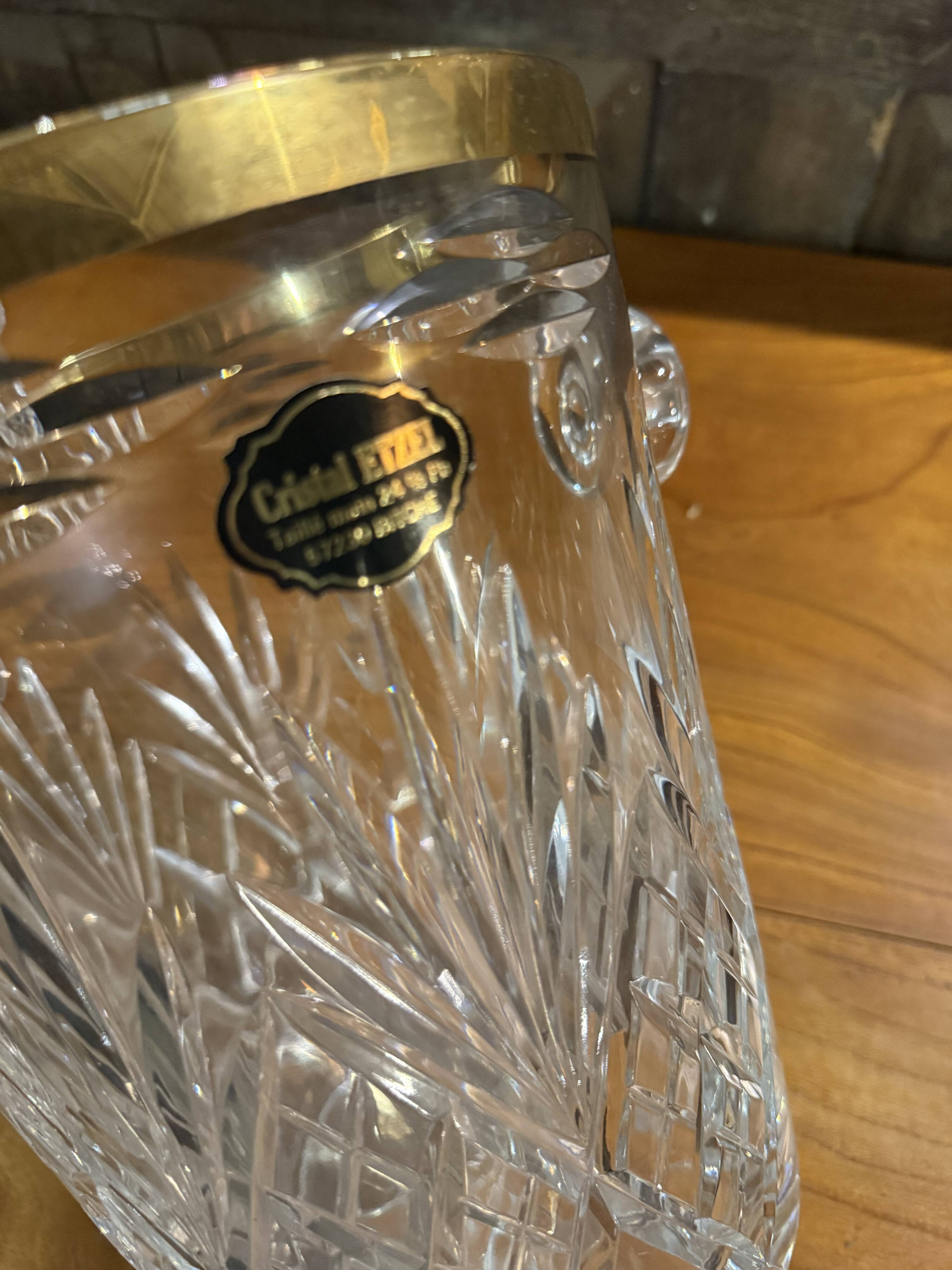Etzel Crystal Ice Bucket