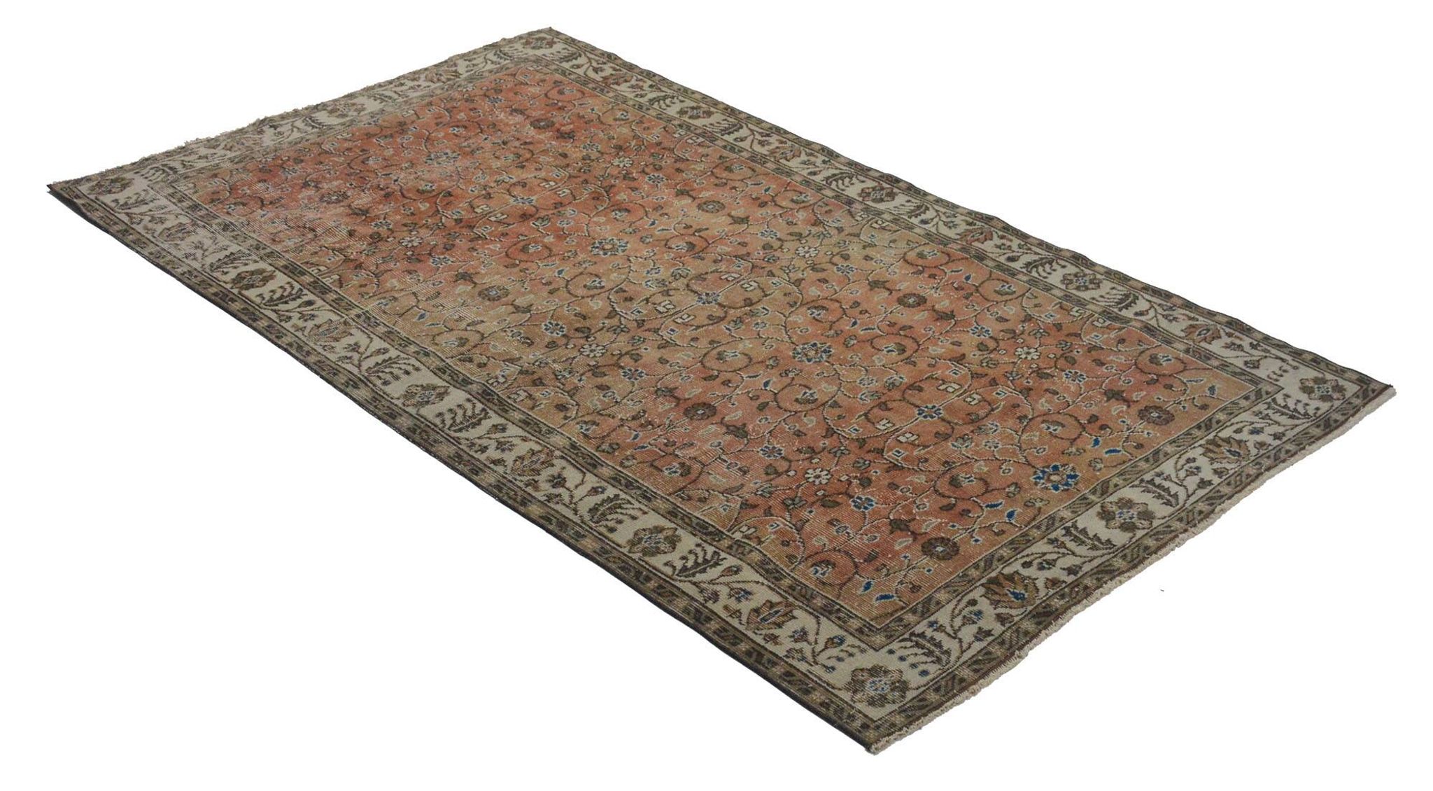 Tapis oriental vintage fait main – Anatolie, années 1950 – 265x148 cm