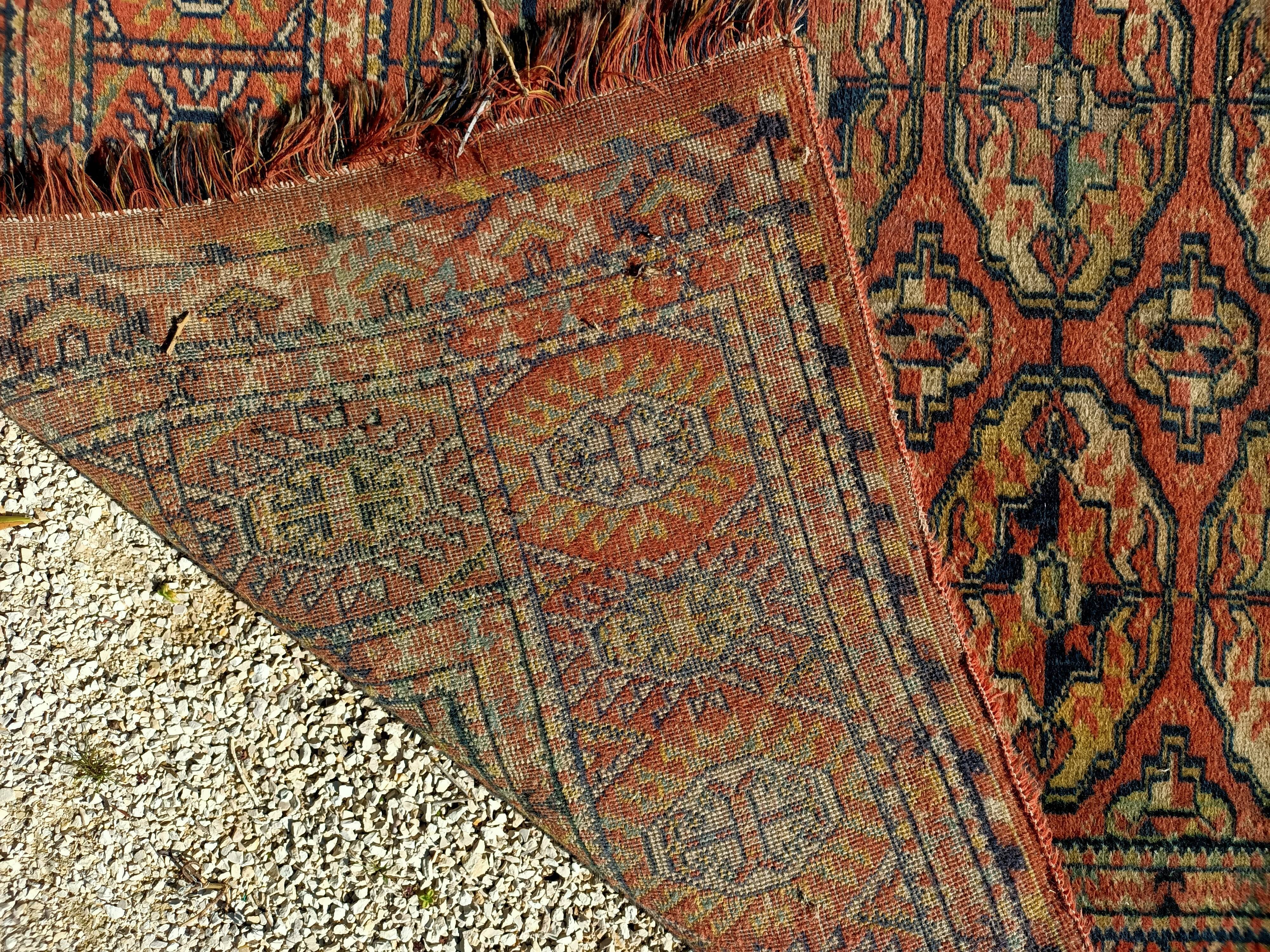 Old Afghan carpet 241 x 165