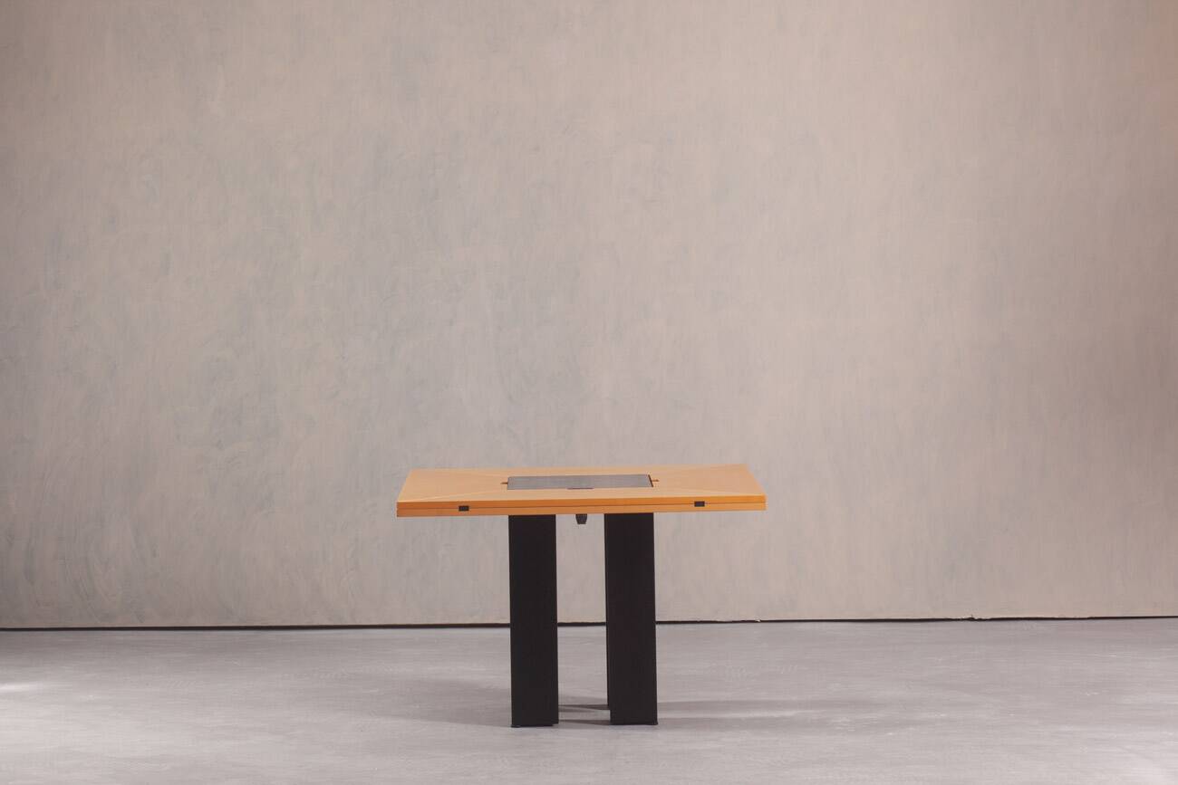 Postmodern Cirkante dining table by Bob Van Den Berghe for Tranekaer, Denmark, 1990s