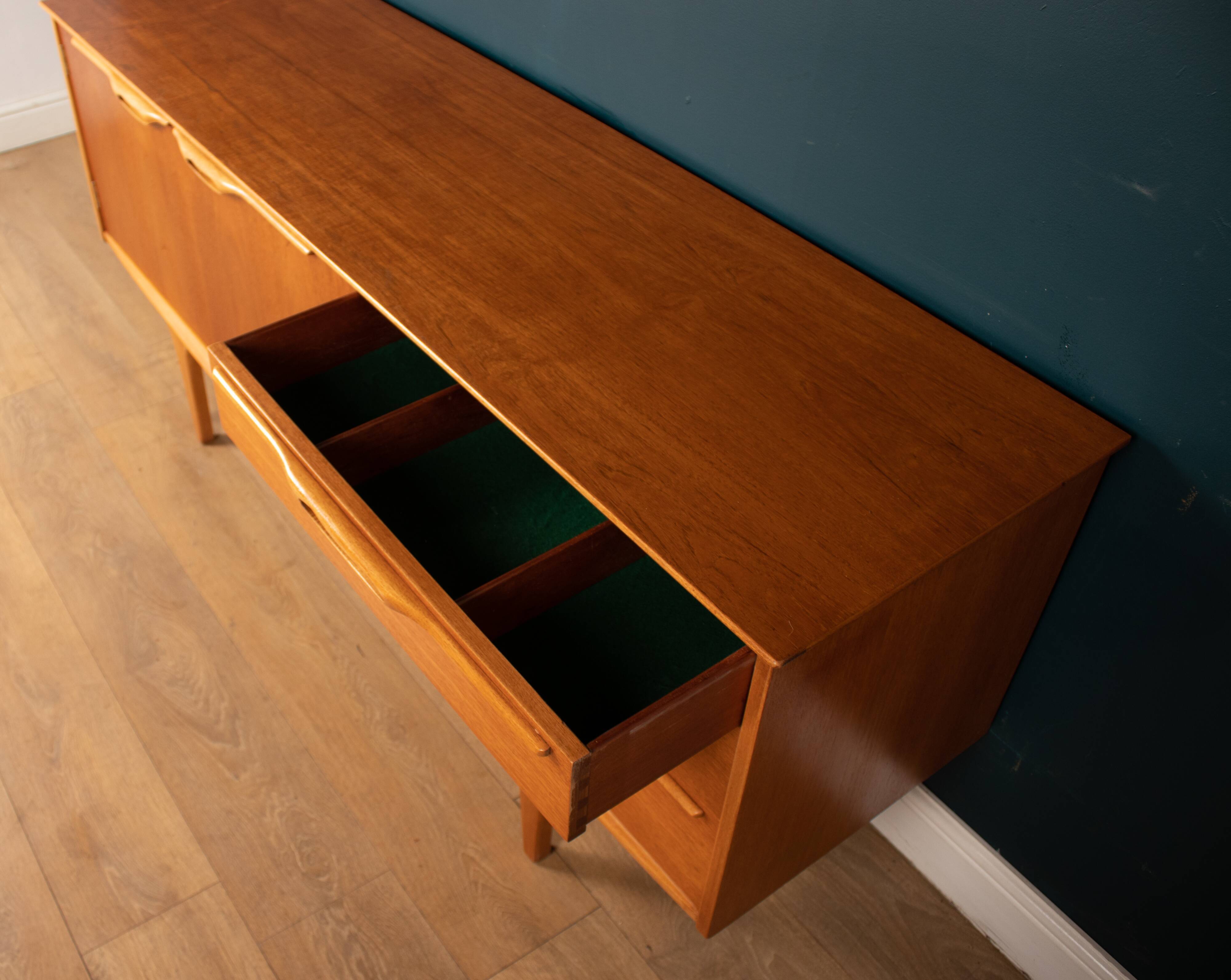 Retro teak 1960s jentique classic short sideboard