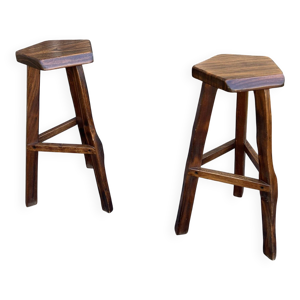 Paire de tabourets de