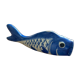 Rare old Chinese blue Koi Fish vase
