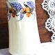 Vintage jug, ceramic toilet jug, pitcher, bathroom decor.