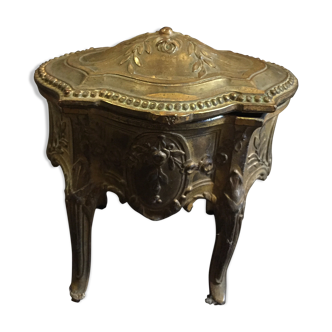 Brass jewelry box