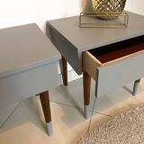 Pair of vintage bedsides