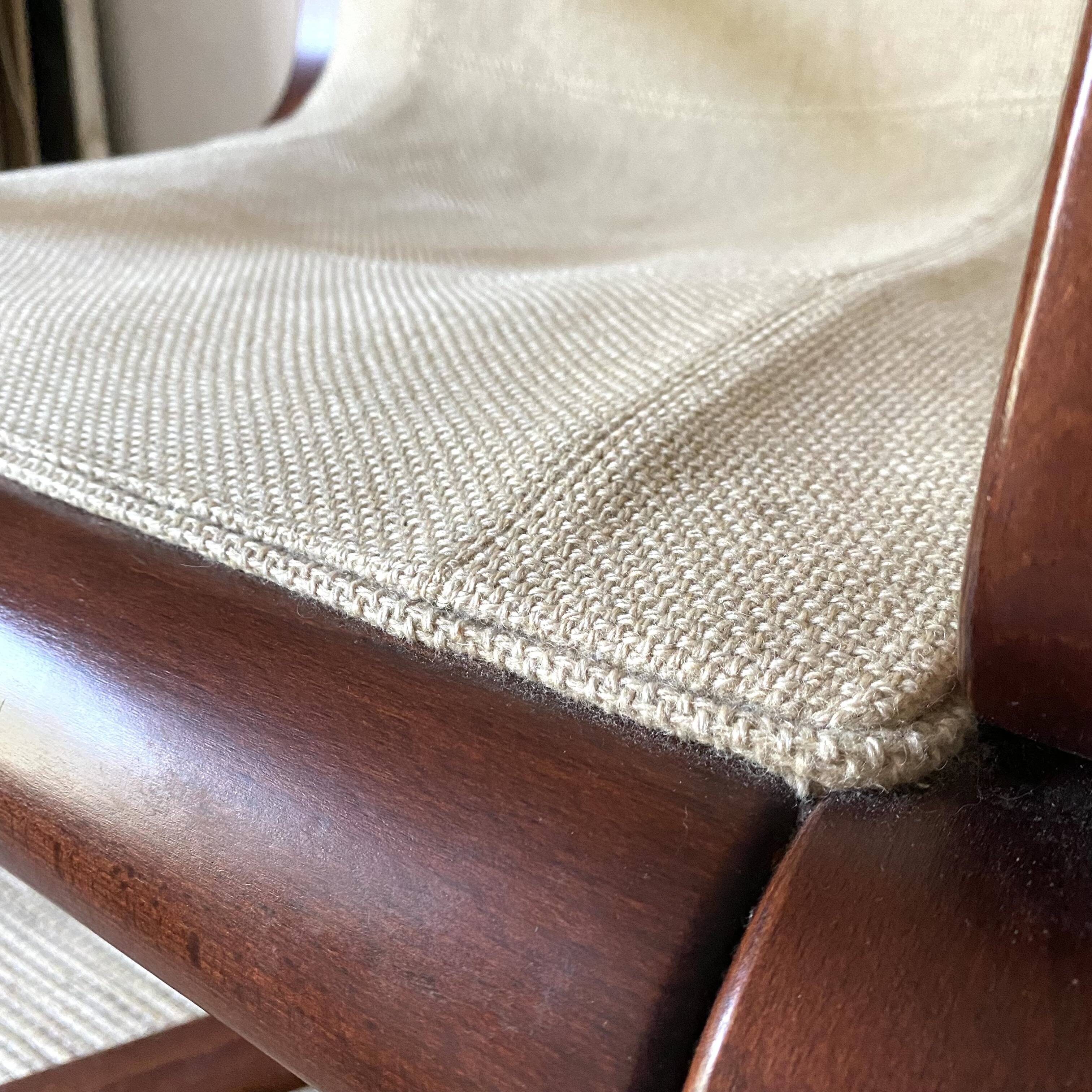 Fauteuil scandinave pivotant vintage
