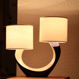 Verceram black and white ceramic lamp