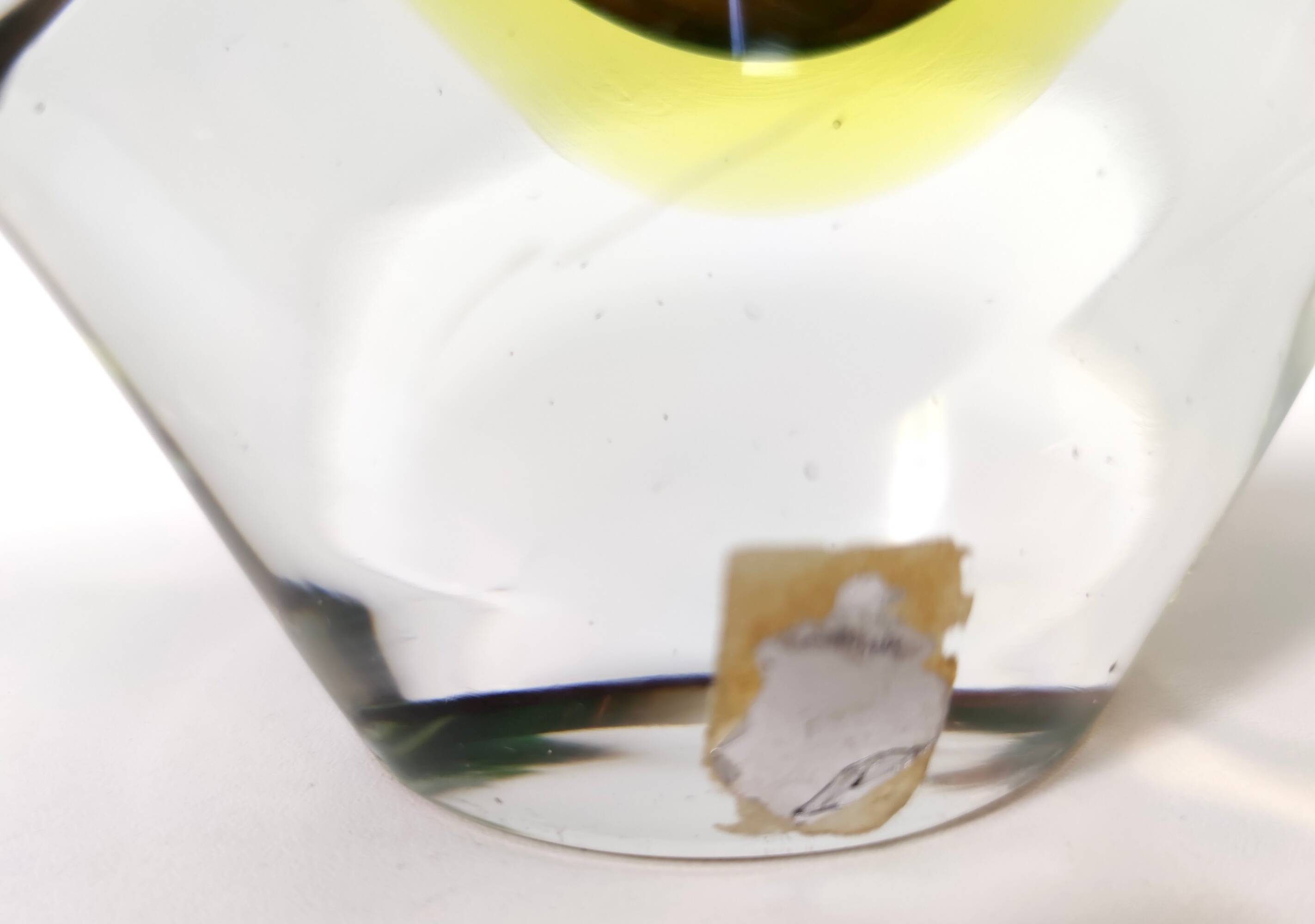 Brown Sommerso Glass Bowl or Centerpiece by Seguso, Italy