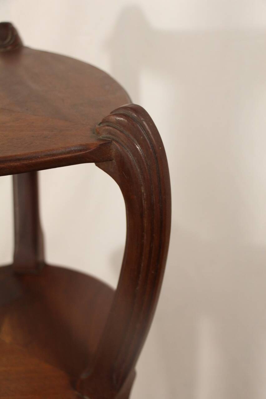 Art Nouveau Side Table in Mahogany Attributed to Majorelle