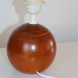 IMT Italy wood lamp with rope lampshade