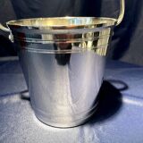 Silver metal ice cube bucket tableware