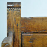 Antique walnut bench, Southern France / Northern Spain, 17th–18th century