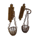 Paire d'appliques bambou pour plantes