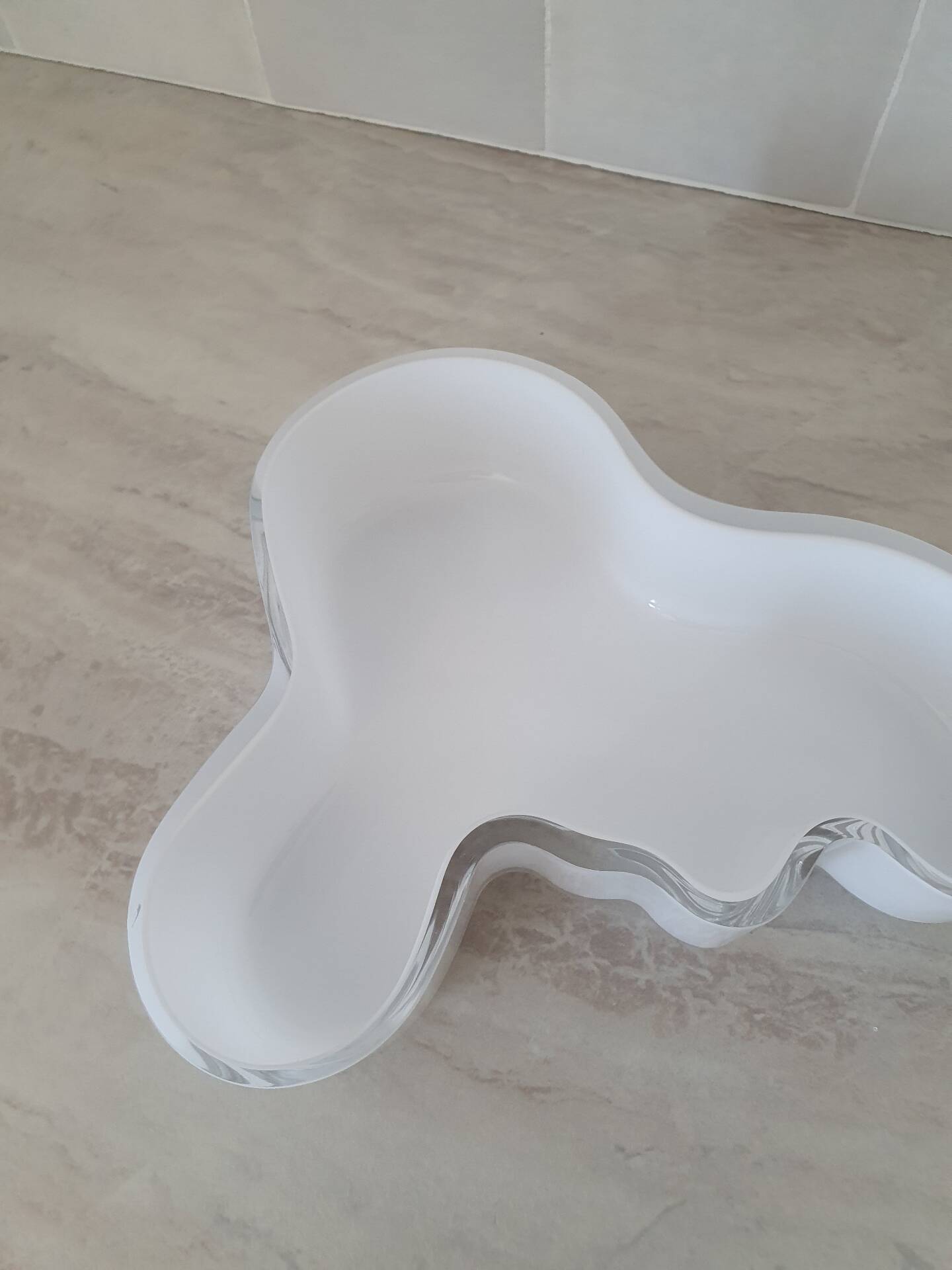 Aalto Alvar - Iittala / Opal glass bowl / Finnish design