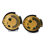 2 fish plates, St Jean Bretagne.