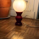 Lampe bilboquet globe 1970