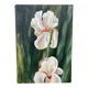 Floral painting on panel