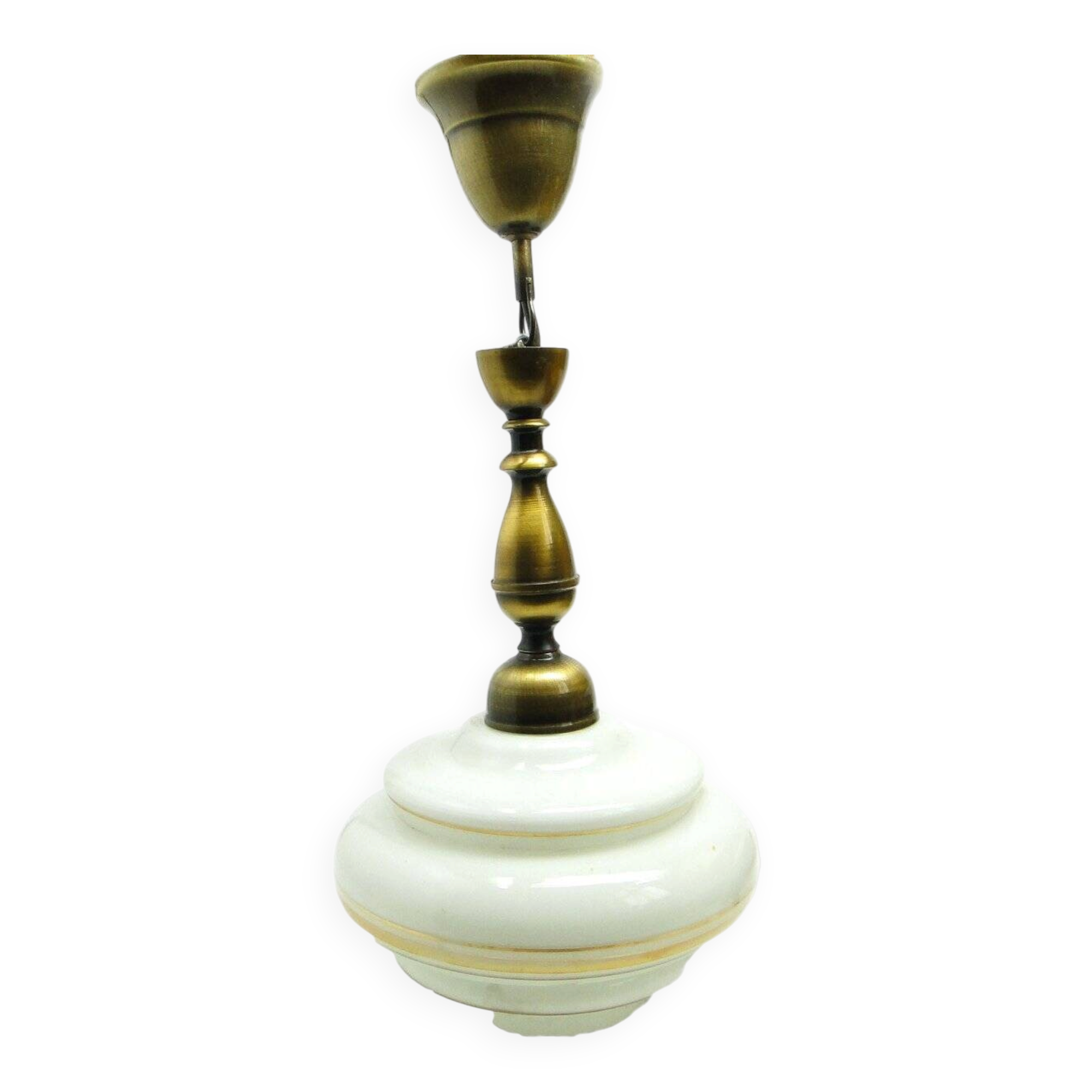 Mid-century modern pendant lamp from Polam, 1970s
