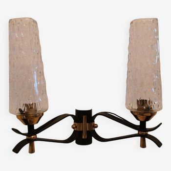 Double lighting wall lamp