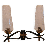 Double lighting wall lamp