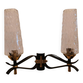 Double lighting wall lamp