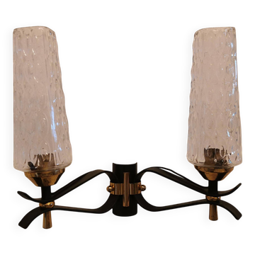 Double lighting wall lamp