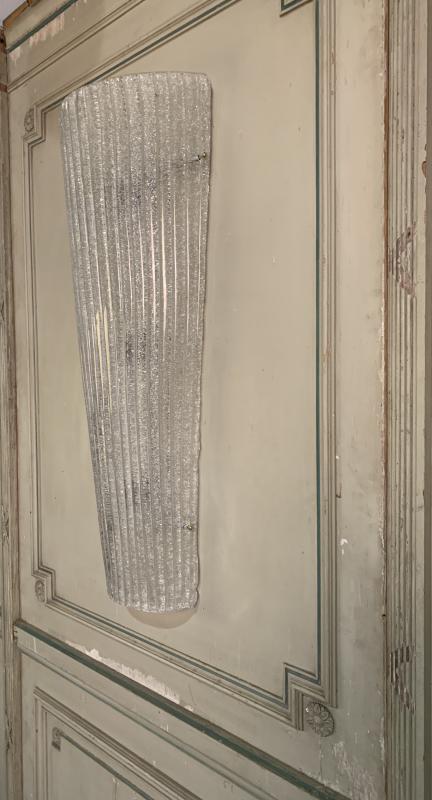 Pair of murano glass sconces