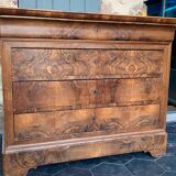 Solid walnut chest of drawers