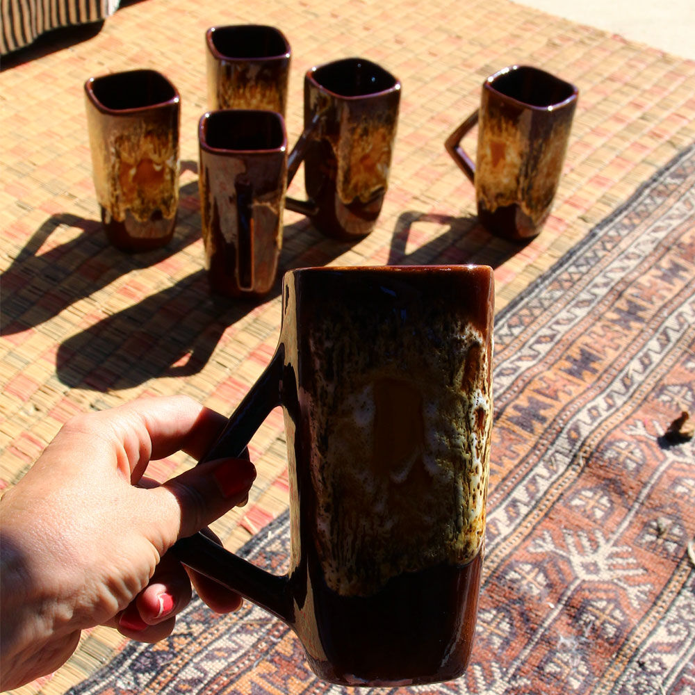 Vallauris mug with handles 14.5 cm