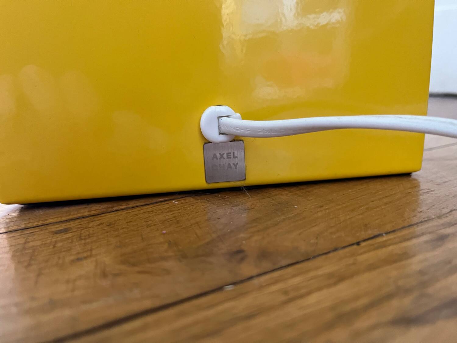 Axel Chay yellow floor lamp Monoprix