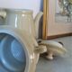 Enamelled ceramic teapot
