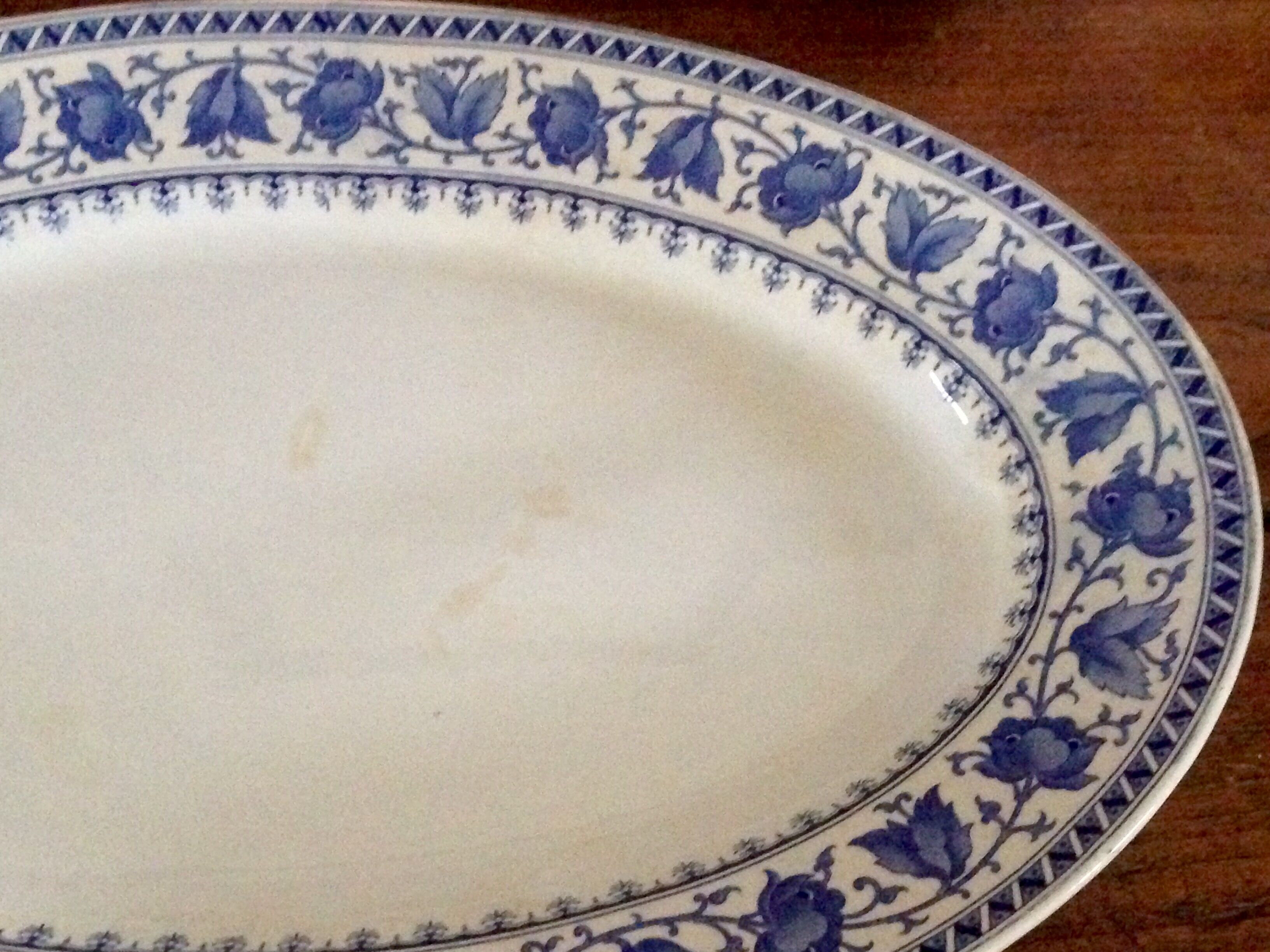 Dish Sarreguemines circa 1900