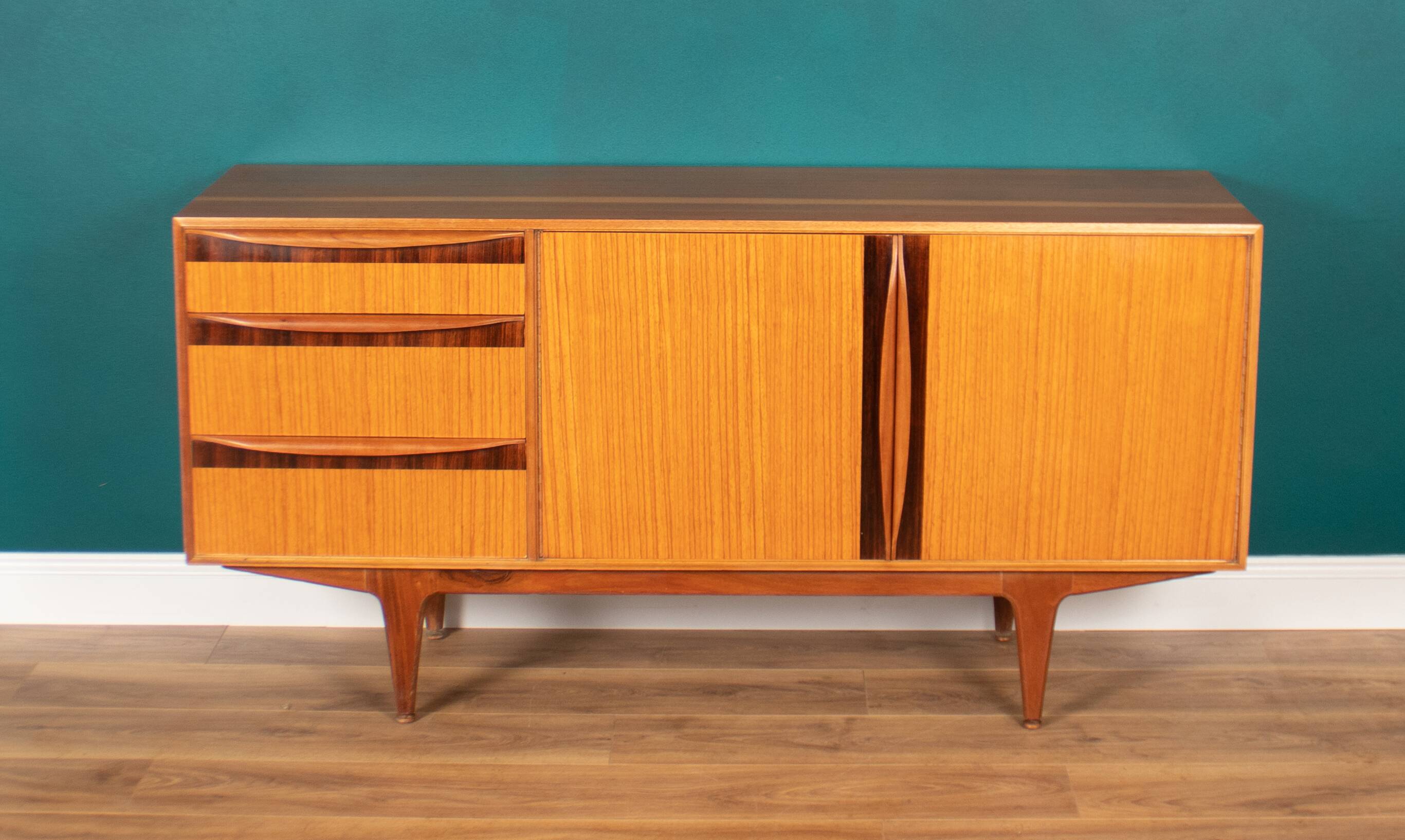 Retro Teak 1960s A H Mcintosh Lemond Short Mid Century Sideboard