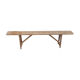 Old solid wood farm bench 200 cm