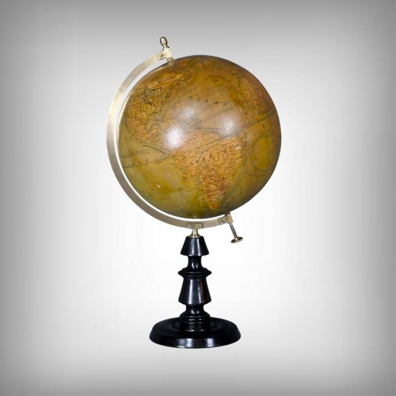 Terrestrial globe signed J. Forest – Late 19th century
