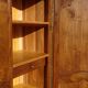 solid walnut wardrobe in Louis XV style