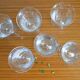 Lot de 6 verres à eau motif branche stylisée