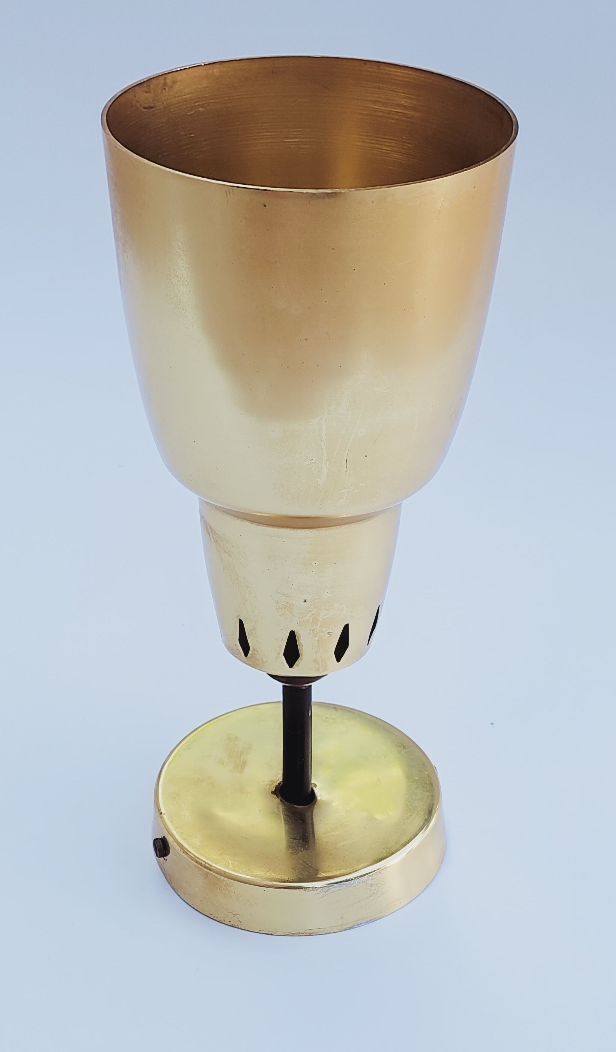 Wall lamp gilded aluminum from the 60s edited by Parscot
