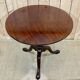 Victorian mahogany pedestal table 19th century