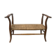 Old mulched bench