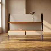 Fully renovated mid century bookshelf by Tatra, 1960s, Czechoslovakia