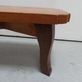 Table d'appoint vintage basse hollandaise en chêne 1950
