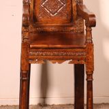 High Chair for Children, Oak from the 17th Century