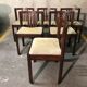 Set de 6 chaises en palissandre de Rio, 1940