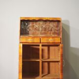 Rounded furniture from the 1950s in cherry veneer