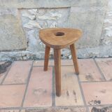 Tabouret tripode, pieds compas