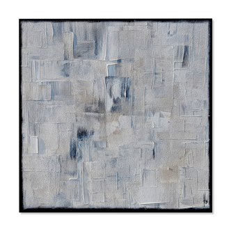 Tableau peinture abstraite "glacial"