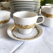 Tapio Wirkkala for Rosenthal Studio-Line “Modulation” porcelain coffee and dessert service, Germany 1970s, 39 pieces