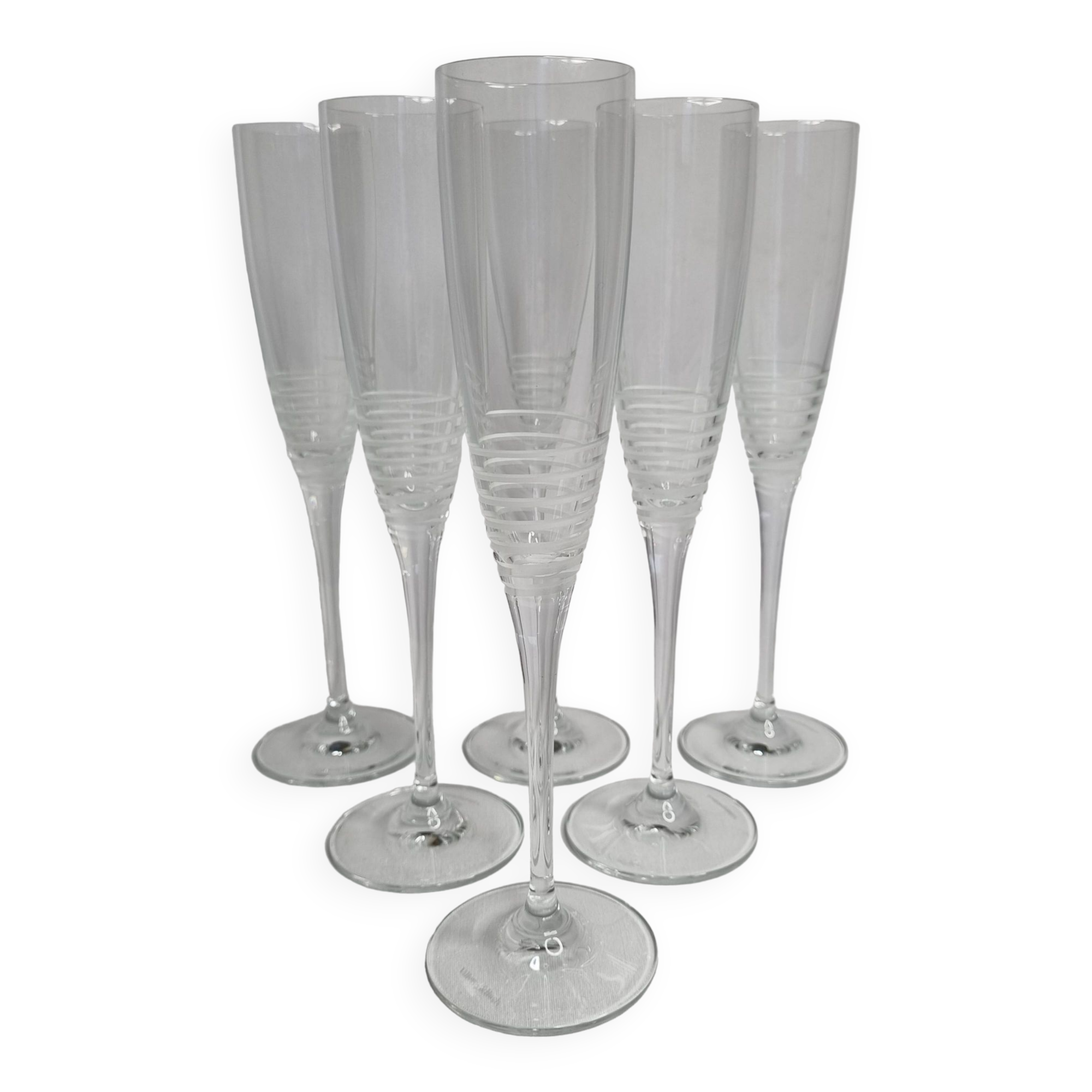 Flûtes à champagne Villeroy et Boch en cristal, 26 cm Selency